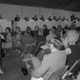 Davis in hot pants at a 1971 Xerox meeting.